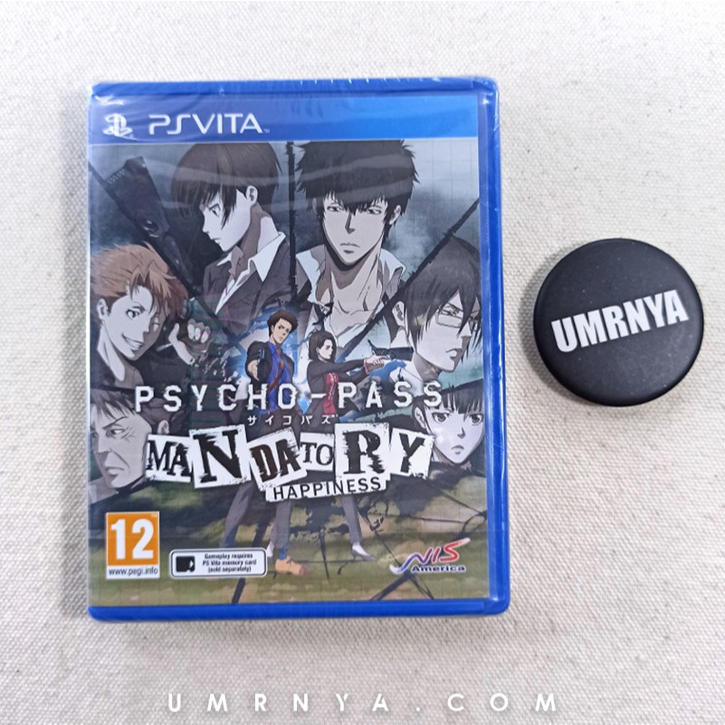 Kaset Game PS Vita Psycho-Pass Mandatory Happiness Psycho Pass PSvita PsychoPass