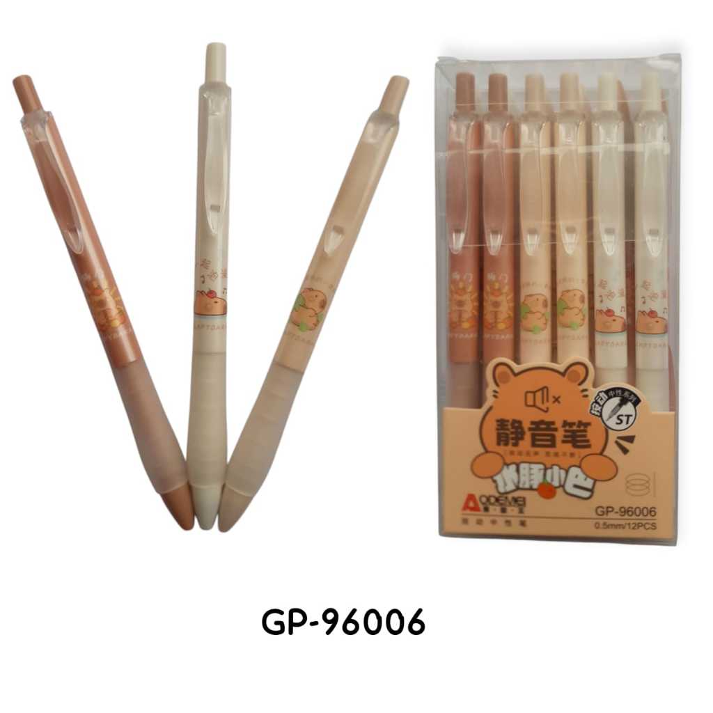 

Ballpoint Pen Gel Pena Cair Tekan Cetrek Gambar Lucu AODEMEI 0.5 mm Ujung Lancip Neddle Tip