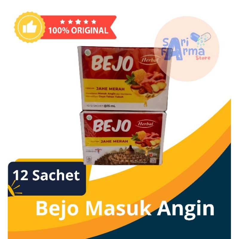 

Bejo Jahe Merah Masuk Angin 15 ml 12 Sachet