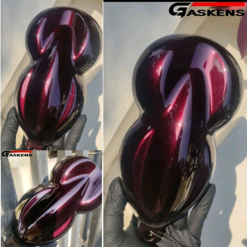 Cat Moonlight Red PU 250 ml Dominan Hitam Efek Merah Cat Duco PU Cat Mobil Cat Body Motor