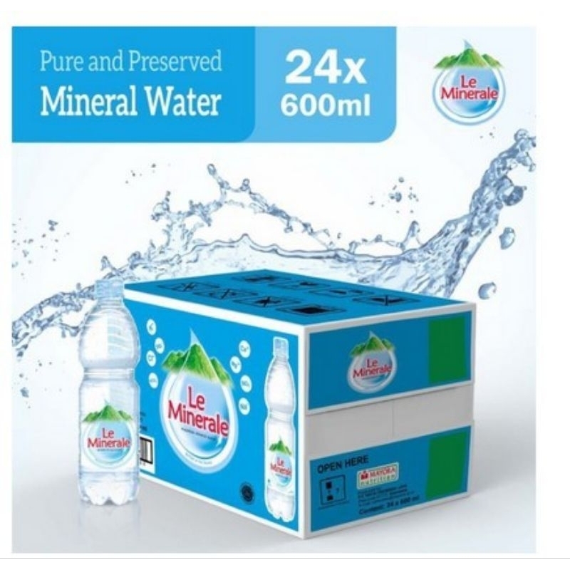 

le minerale 600ml 1x24pcs