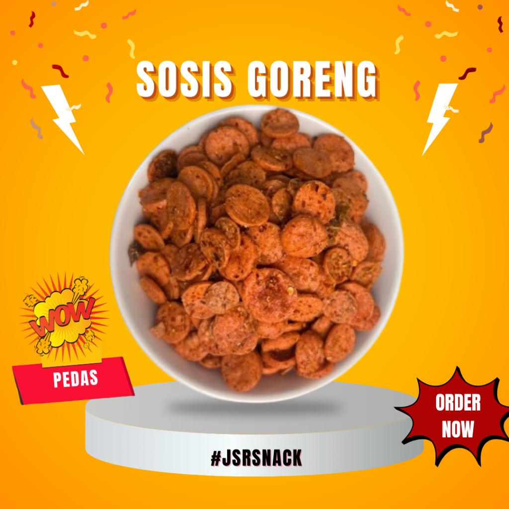 

Sosis Goreng Original Gurih 500gr Camilan Sosreng Kriuk Jsr Snack