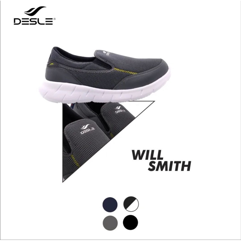 sepatu slip on cowok DESLE WILL SMITH