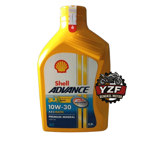 Oli Mesin Beat Scoopy Vario Mio - Shell AX5 Matic 800 ML