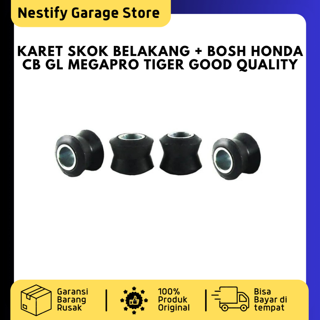 KARET BOSH SKOK BELAKANG HONDA CB 100 125 GL 100 125 PRO MAX SERIES MEGAPRO PRIMUS HIU TIGER REVO LA