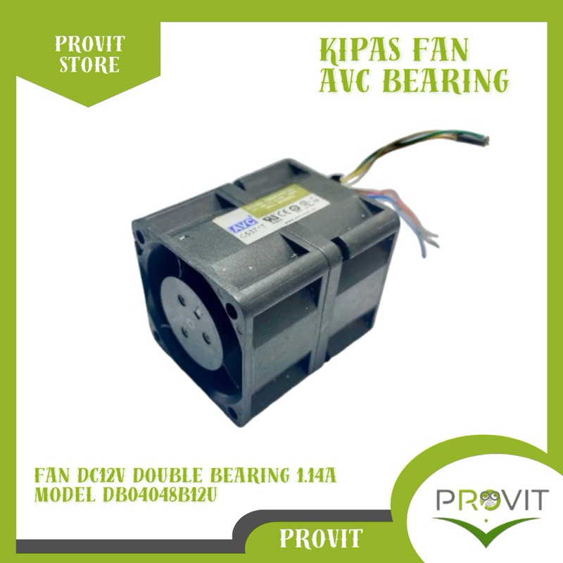 Kipas Fan AVC Double Bearing 12V 1.14A