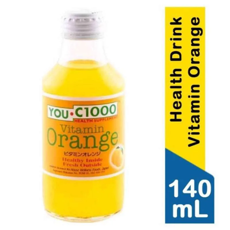 

YOU C1000 HEALTH DRINK VITAMIN ORANGE BTL 140mL