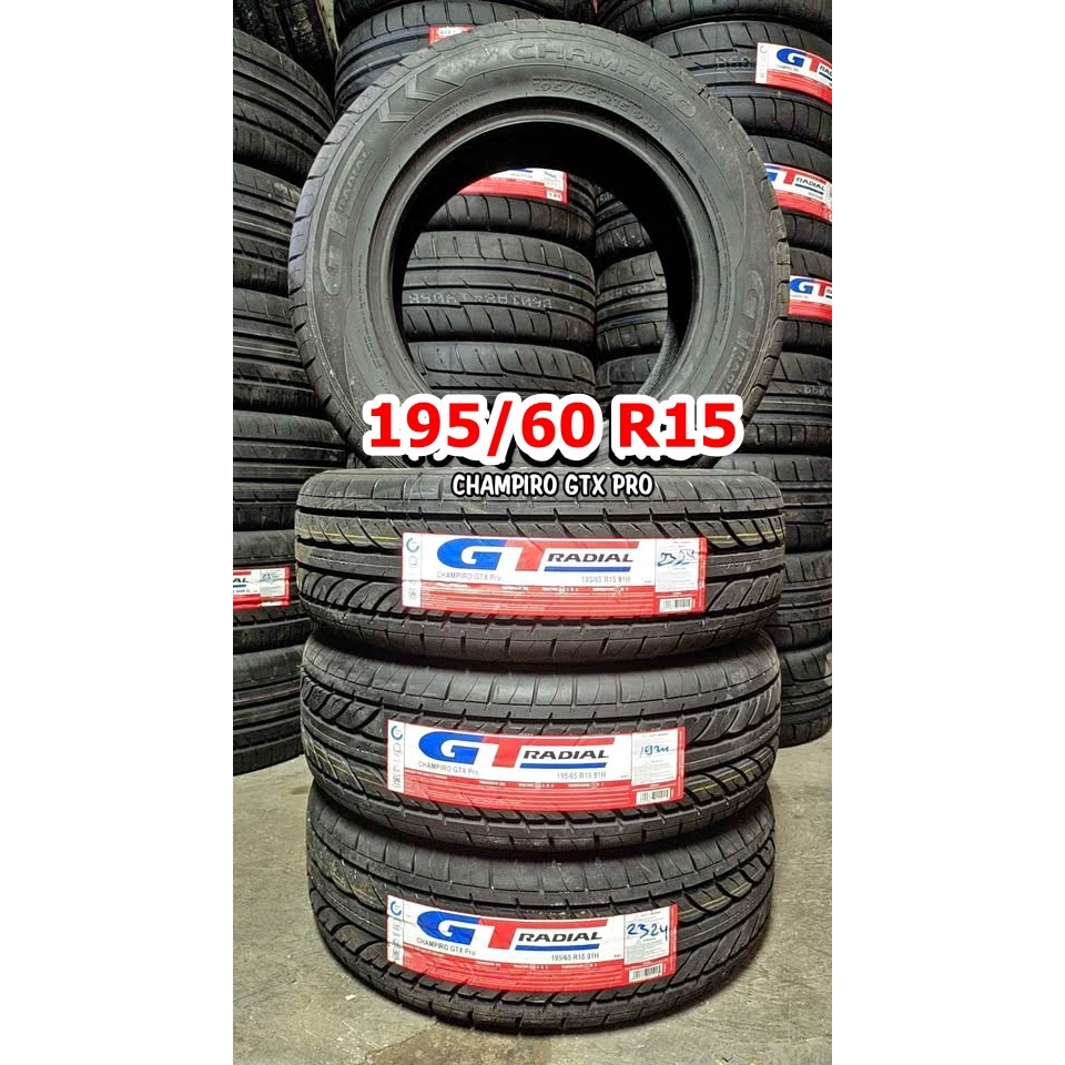 195 60 ring 15 ban tubeles Ban Mobil GT Radial CHAMPIRO GTX PRO 195/60 R15