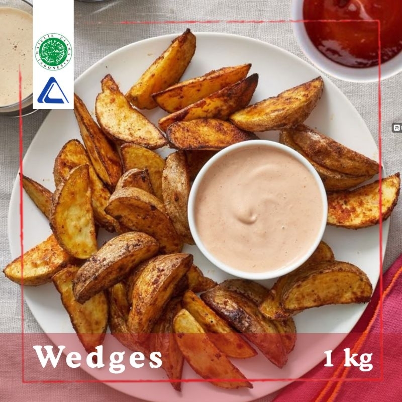 

Kentang Goreng Beku Potato Wedges 1kg