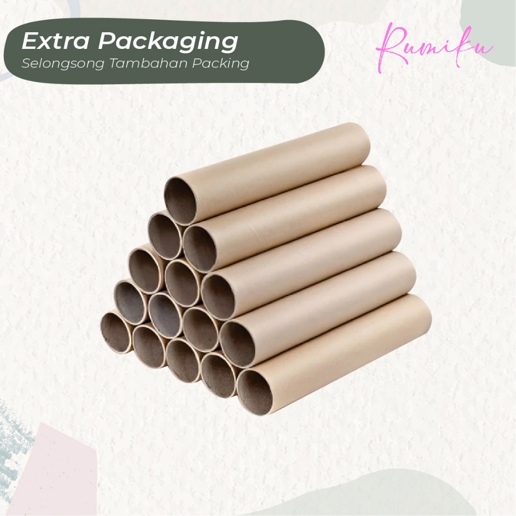 

WAJIB!! Tambahan Packing Paper Core Tube Keamanan Pengiriman Extra Packing Selongsong Kardus