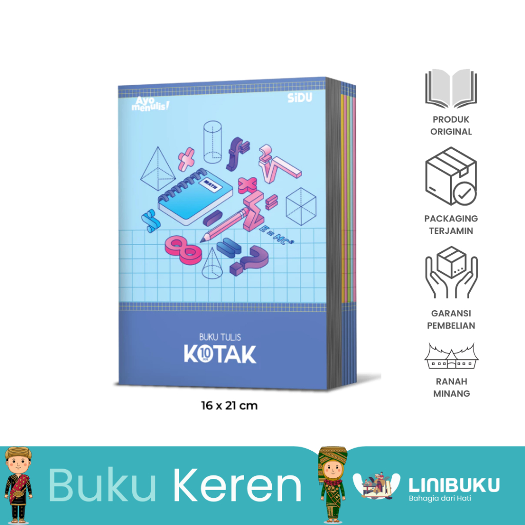 

BUKU MATEMATIKA SINAR DUNIA (SIDU) ISI 38 LEMBAR - BUKU SEKOLAH - ATK - BUKU TULIS