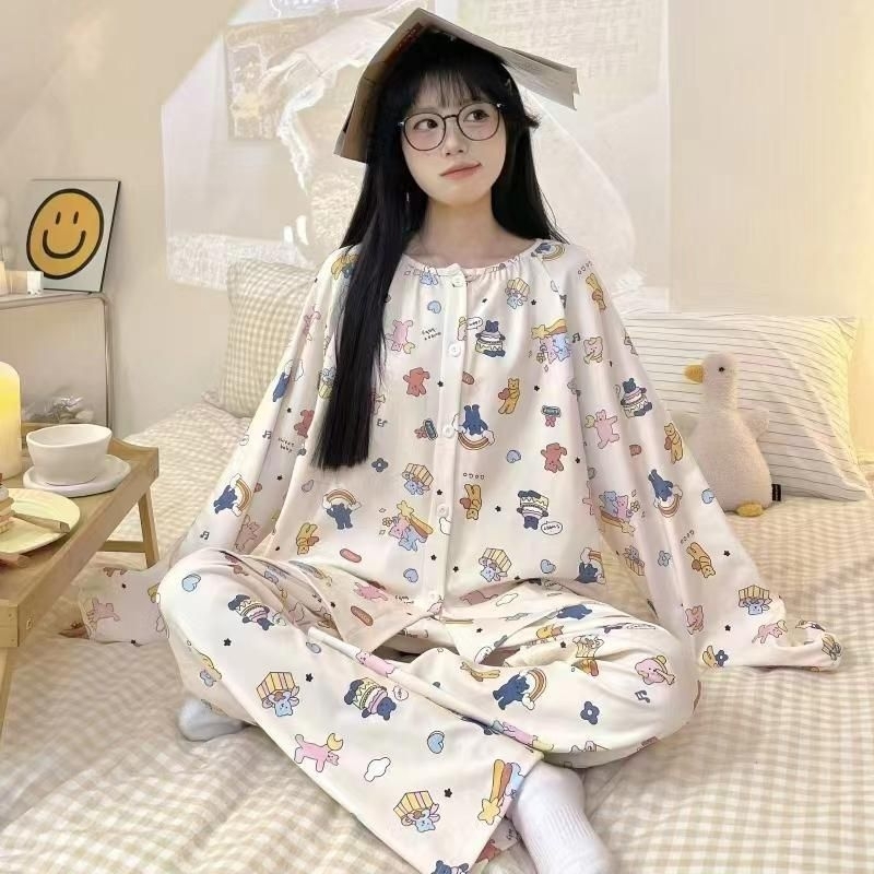 PIYAMA IMPORT PP KANCING BEAR RAME