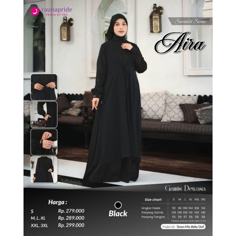 Gamis Raunapride Sarimbit Aira