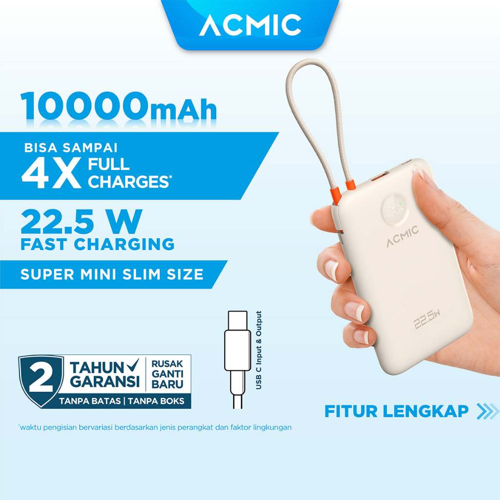 ACMIC Neoslim Power Bank 10000mAh