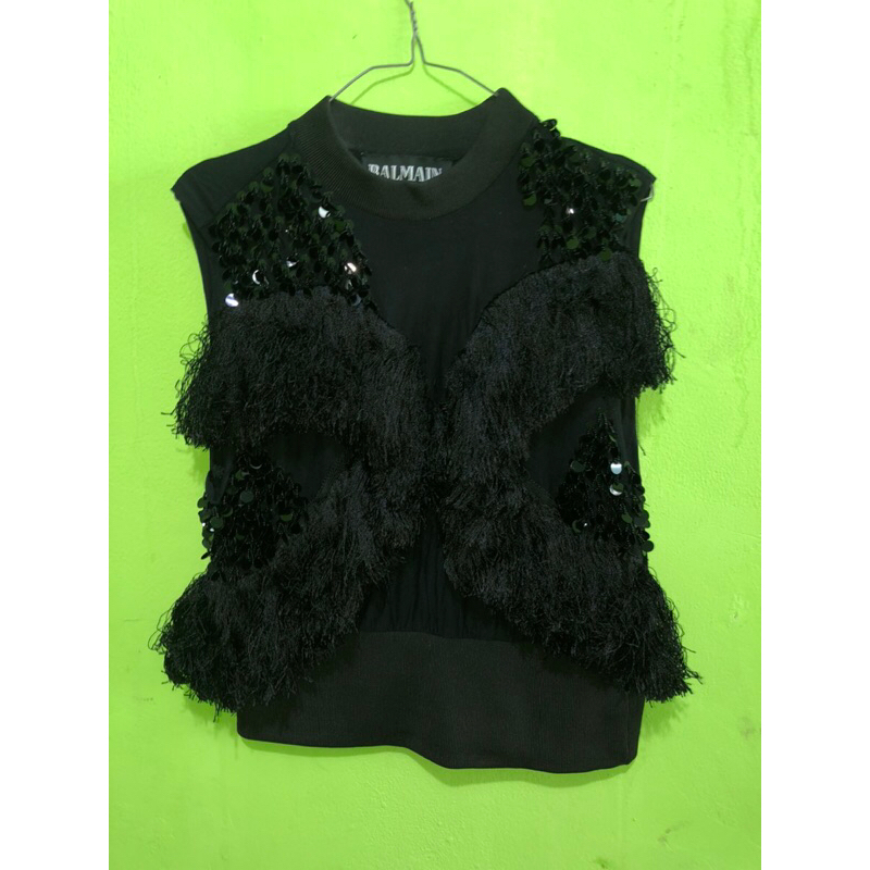 PRELOVED TOP BALMAIN PARIS