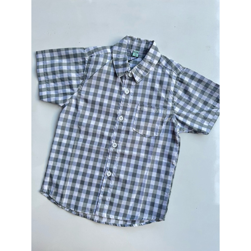 KEMEJA ANAK MERK KELVIN KIDS SIZE 1 & 3 TAHUN