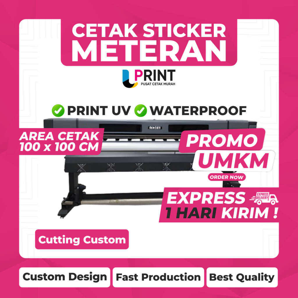 

CETAK STIKER METERAN UV BERBAGAI BAHAN