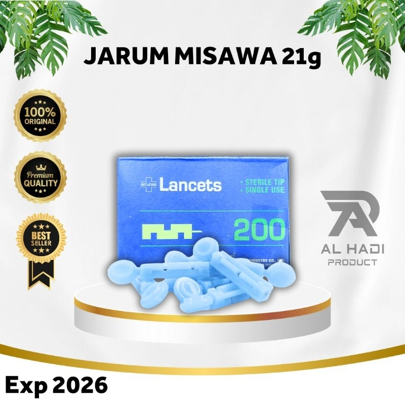 1 BOX ISI 200 | JARUM BEKAM MISAWA 21G EXP LAMA