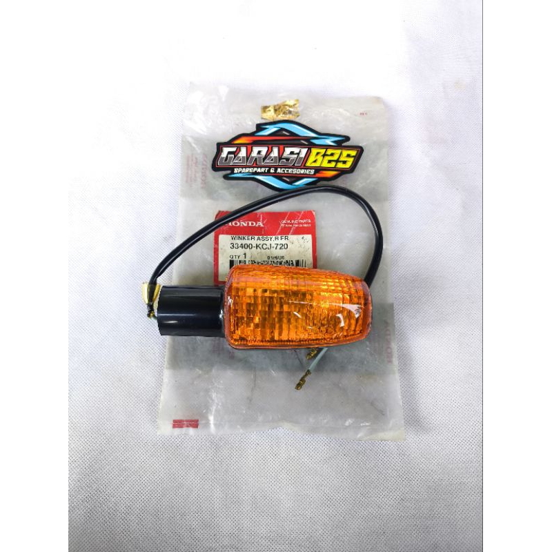 33400-KCJ-720 Lampu Sein Sen Ritting Depan Kanan Honda Tiger Tilas Tilam Original AHM