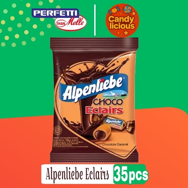 

Permen Alpenliebe Choco Eclairs Bag 126gr isi 35pcs