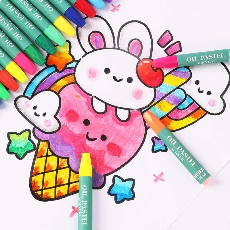 

Jual Produk Beifa Oil Pastel 12 Warna DA100 Krayon Premium Non-Toxic + Bonus Rautan ''