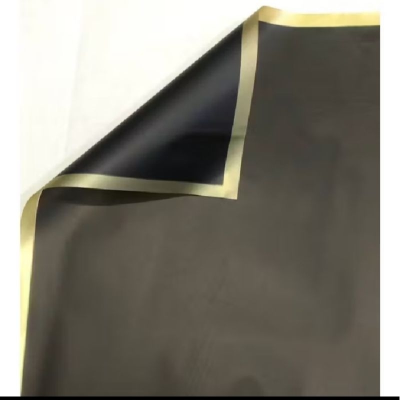 

Chellopane kertas buket bunga list gold warna hitam