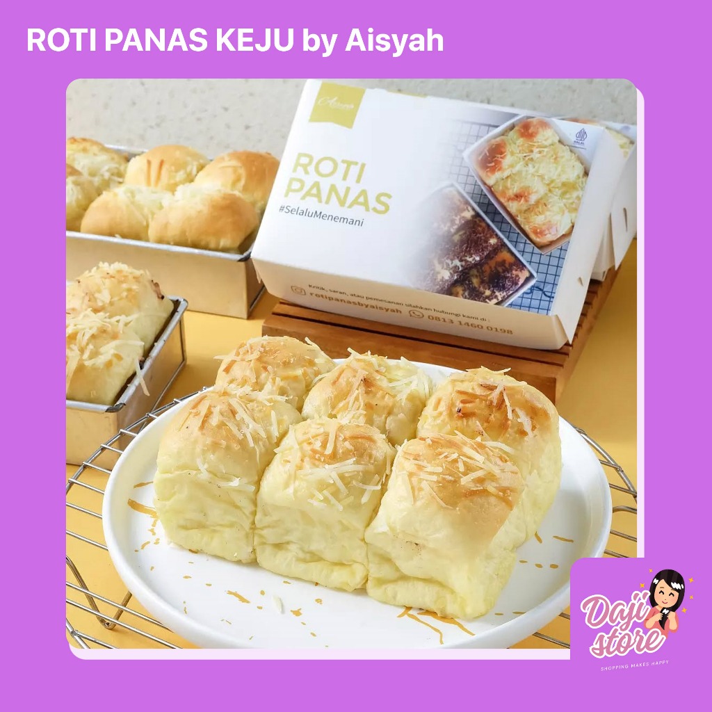 

ROTI PANAS SOBEK ISI KEJU ASIN HALAL - by Aisyah