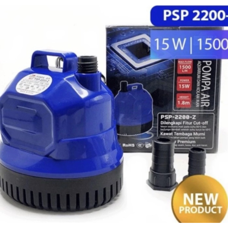 pompa celup aquarium kolam ikan KANDILA PSP 2200