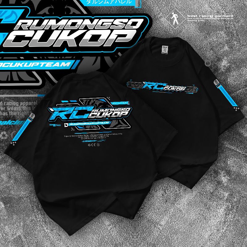KAOS DISTRO RUMONGSO CUKUP RC FUL DESAIN RACING | KOAS RUMONGSO CUKUP, TSHIRT RUMONGSO CUKOP, KAOS R
