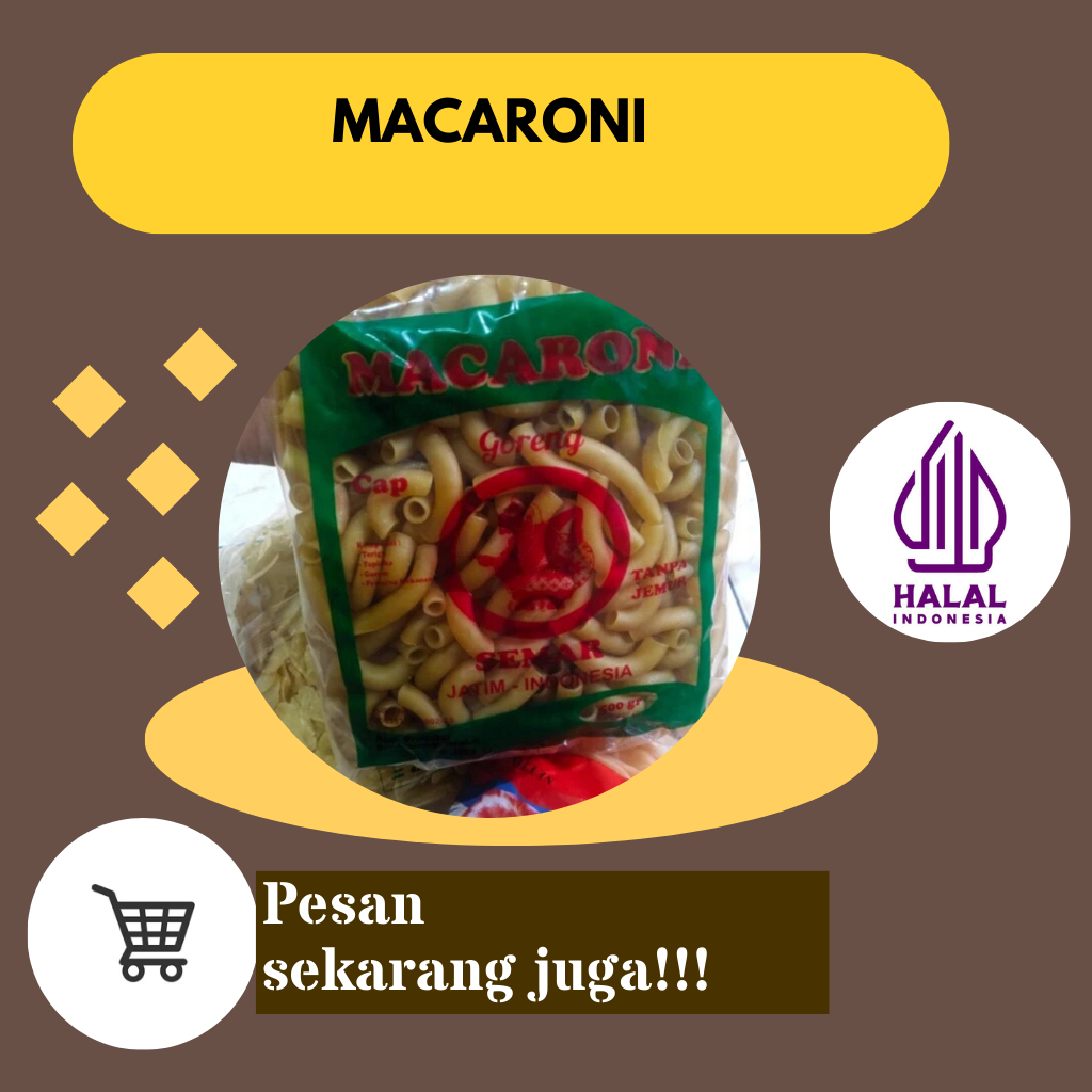 

Makaroni macaroni putih original
