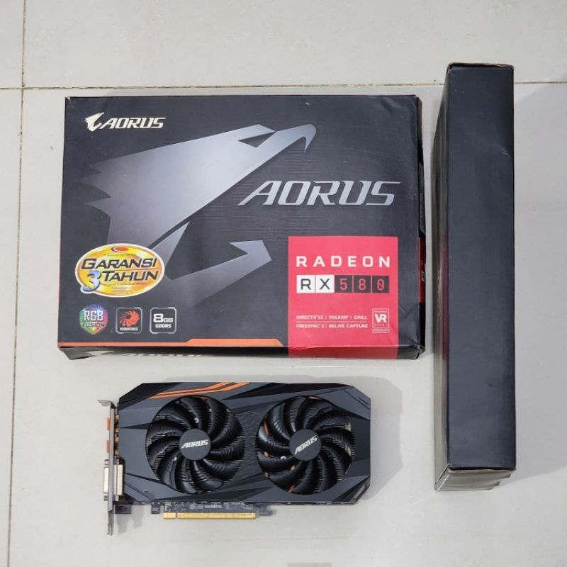 VGA Radeon RX 580 8GB AMD RX580 8 GB GIGABYTE AMD Radeon RX580 8 GB AORUS RX 580 8GB NOT gtx 1060 gt