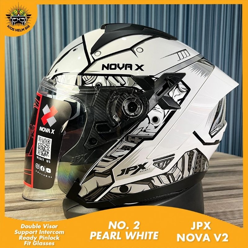 JPX Nova X V2 motif Helm JPX Original