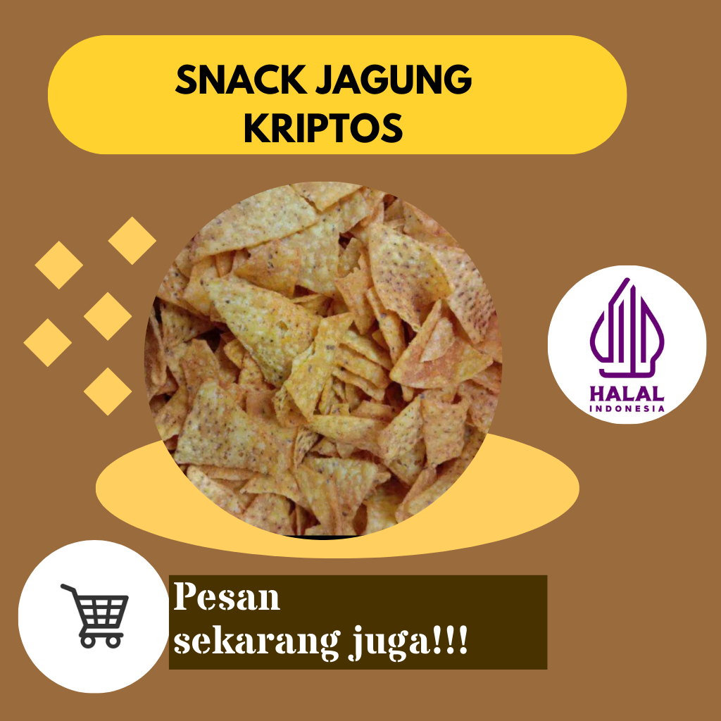 Snack jagung kriptos Makanan ringan snack jagung 10 pcs