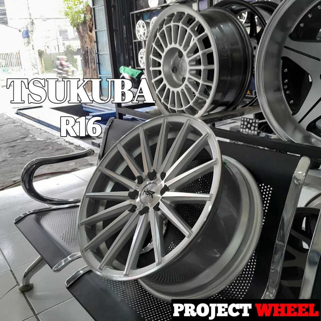 Velg hsr untuk mobil yaris jazz agya ayla avanza xenia confero hsr tsukuba ring 16 toko velg cawang