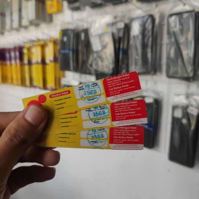 VOUCHER INDOSAT 35GB UNLIMITED TERMURAH❗❗