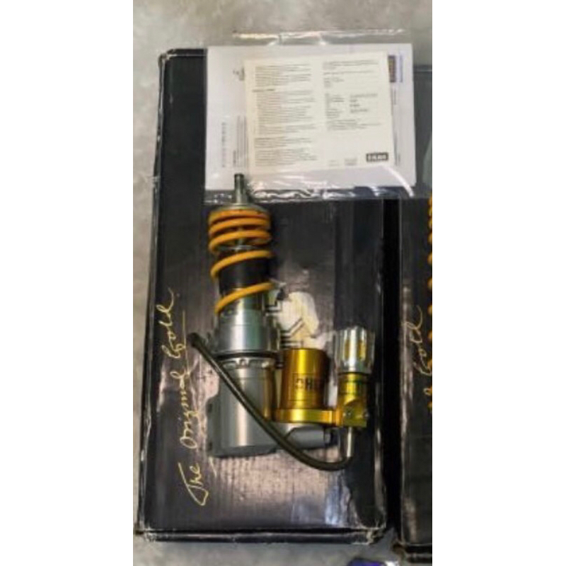 shock tabung ohlins depan original PI 801 dan preload vespa matic sprint primavera S LX LXV GT SERIE