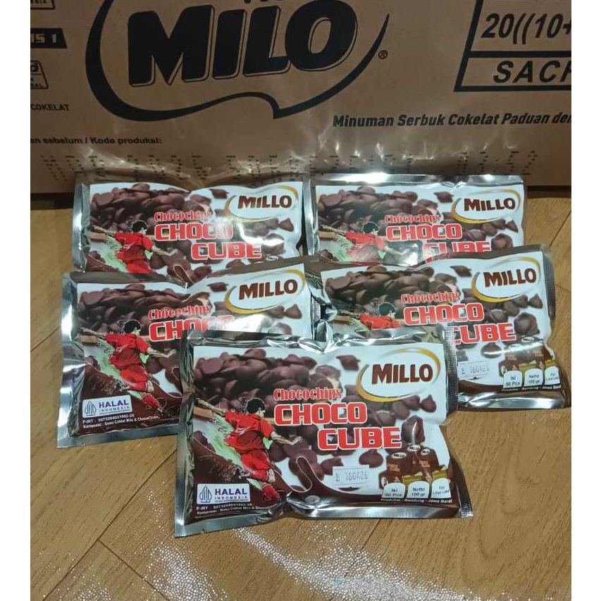 

Millo Cube Lokal Chocochips 5 Pack (Per Pack Isi 50 Cube)