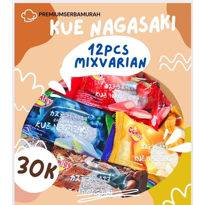 

PROMO !! KUE NAGASAKI CONLEY || SOFT CAKE JAPAN MIXVARIAN