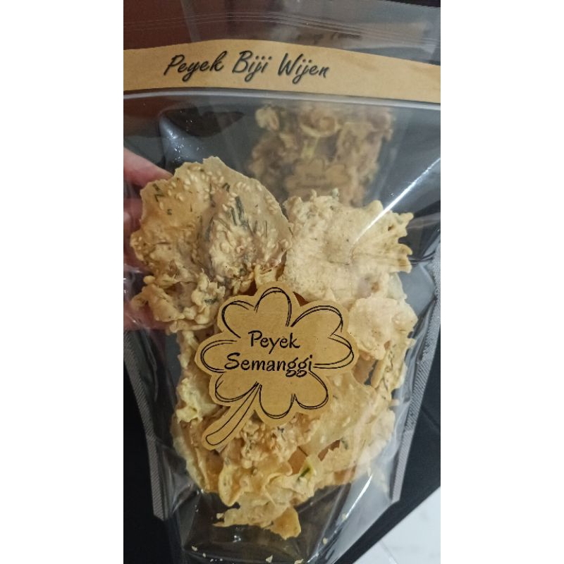 

Peyek Biji Wijen Putih dan Hitam