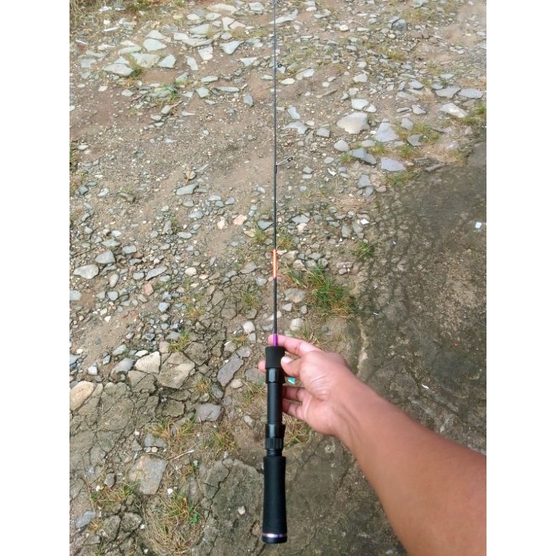 joran fiber solid/joran mini/joran pendek 117 cm