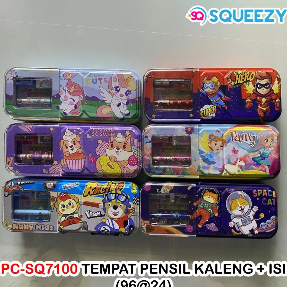 

Tempat Pensil Set Alat Tulis / Kotak Pensil Kaleng Karakter CC-7100