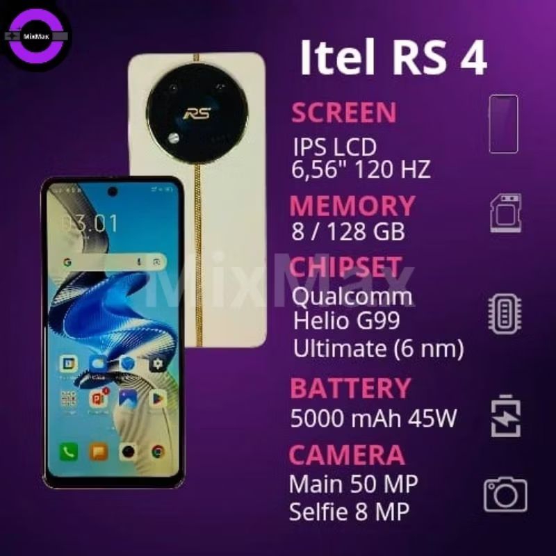 Itel RS 4 8/128GB Second (Full Set)