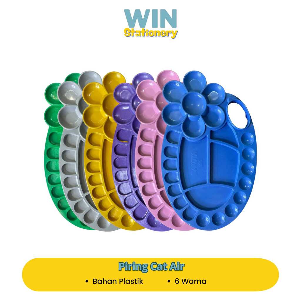 

Palet Piring Cat Air Minyak Acrylic Plastik Stainless Besar Kecil Sedang