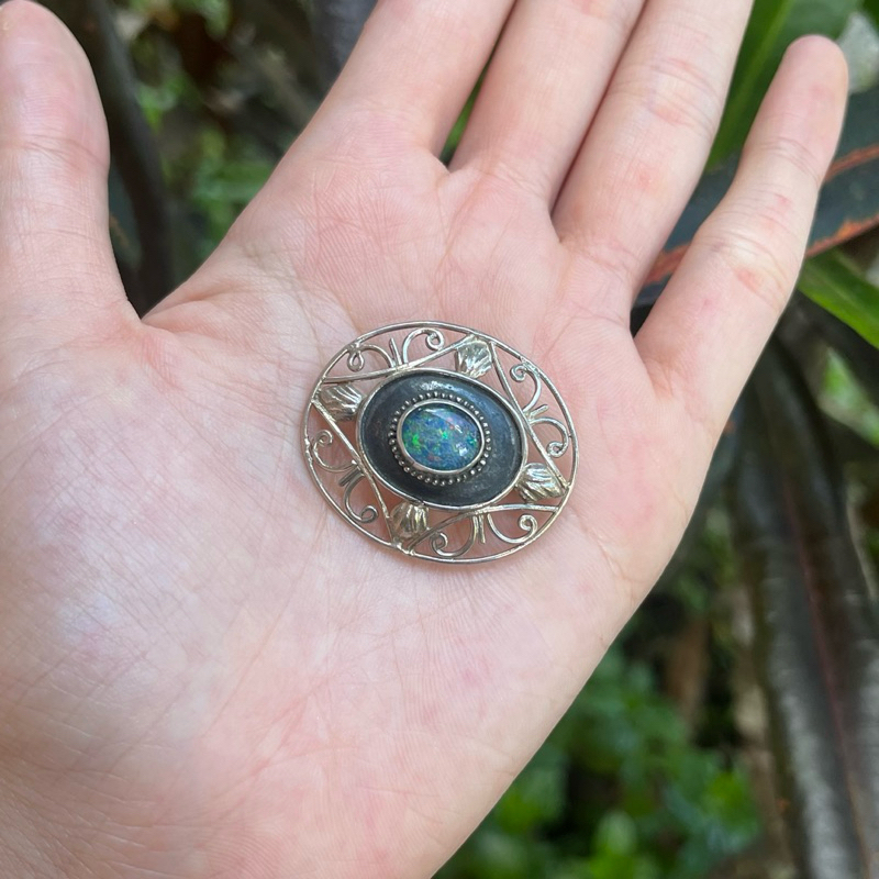 Bros Jawan Permata Opal Perak 925