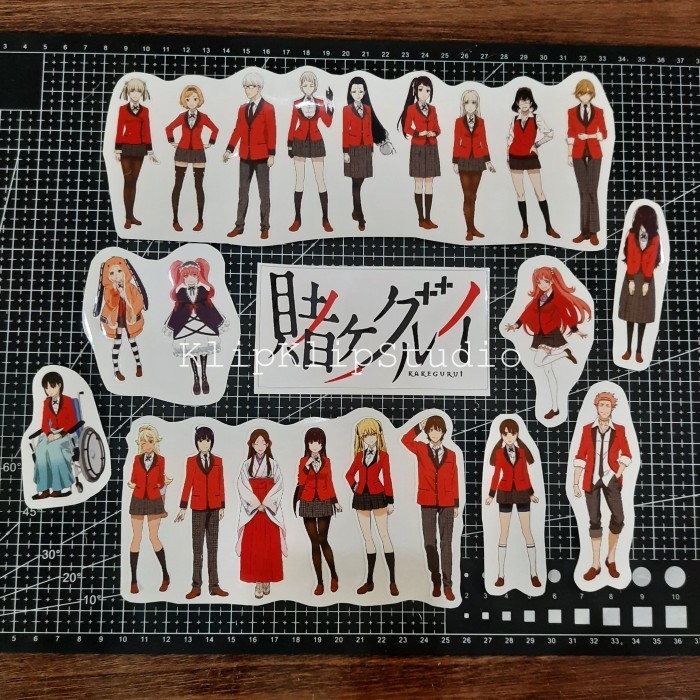 

Sticker Anime Kakegurui Jepang KK - K3D