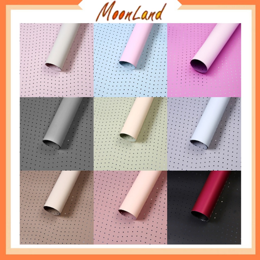 Kertas buket bunga mini polkadot flower wrapping paper KB6031