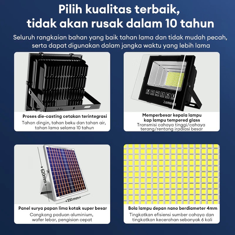 Lampu Sorot Solar Cell Lampu Outdoor