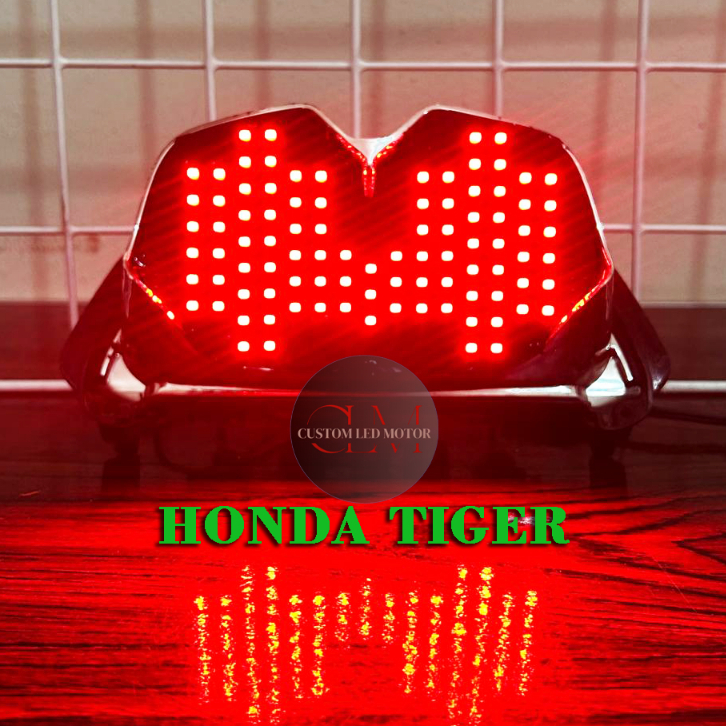 CLM STOPLAMP RUNNING HONDA TIGER 2000 LAMPU REM RUNNING MOTOR LED (PNP)