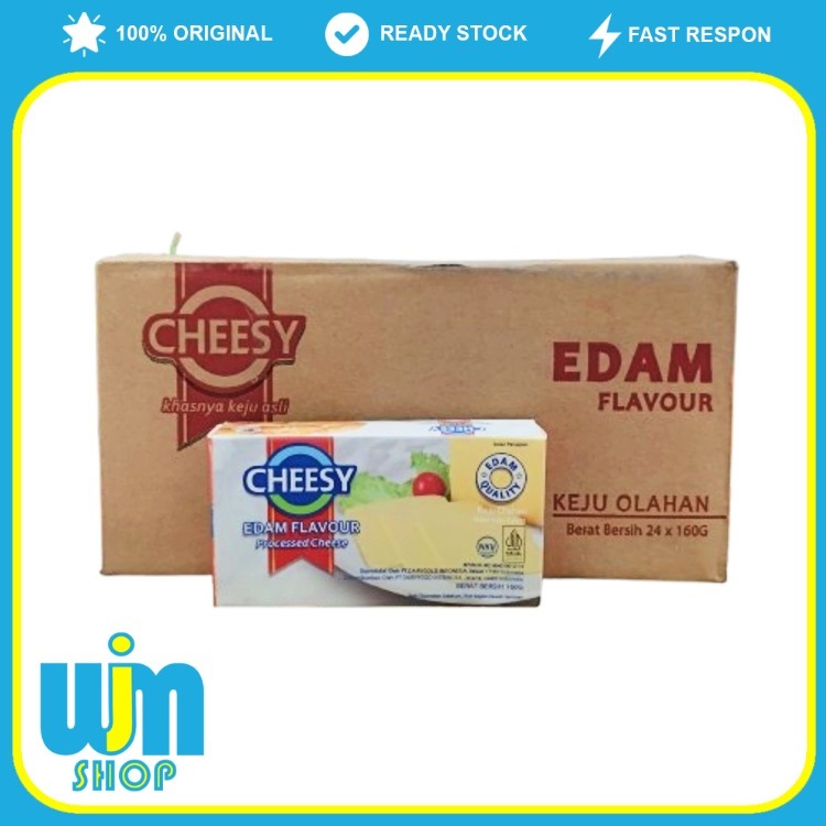 

Cheesy Keju Edam 160gr x 24 pcs [1DUS] WJM