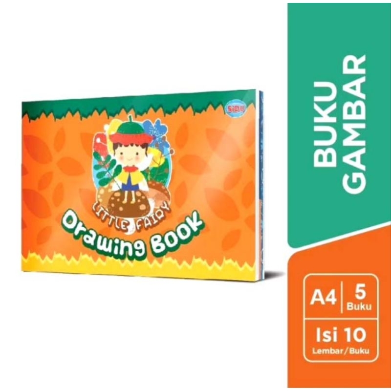 

Buku Gambar A4 1Pack (5pcs) Sidu